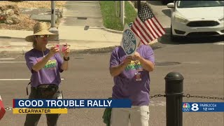 Group honors civil rights leader John Lewis at Good Trouble Rally [upl. by Eleanor]