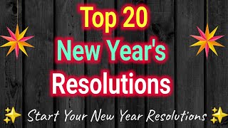 New Year Resolutions 2025 New Years Resolution Ideas for 2025 My New Year Resolutions 2025 [upl. by Ilowell]