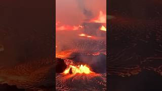 Lava spews from Hawaiis Kilauea volcano [upl. by Esinev147]