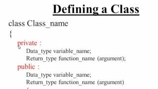 48 Class and Defining a Class in C Hindi [upl. by Melinde657]