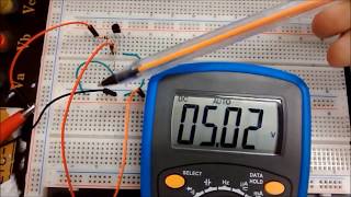 Aula 04  Experimentos com Transistor Bipolar Portas Lógicas com TBJ [upl. by Ainelec]