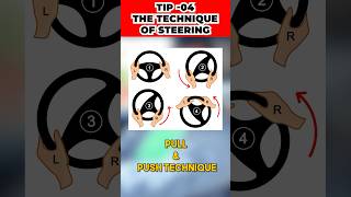 Tip 4  The Technique of Steering  Pull and Push Method  drivinglesson [upl. by Dressel]