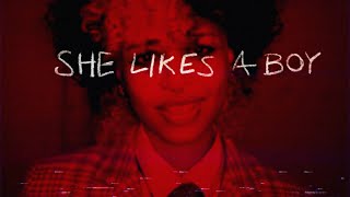 Nxdia  She Likes A Boy Official Lyrics video [upl. by Ylac246]