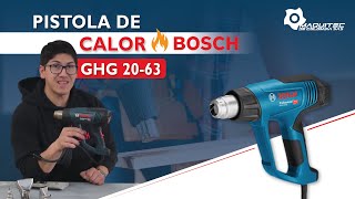 Pistola de calor Bosch GHG 2063  Maquitec [upl. by Ayouqat]