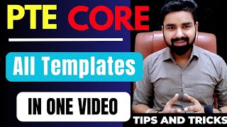 PTE Core Templates  Explanation in One Video  PTE Core  Forever PTE [upl. by Dlonyer]