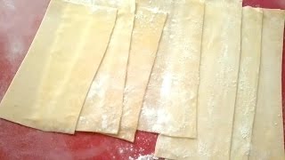 Feuilles de Lasagne  Lasagna Sheets  طريقة تحضير و طهي صفائح عجينة اللازانيا [upl. by Annahael61]