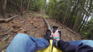 The Pipe Mountain Coaster  Revelstoke BC [upl. by Betteann919]