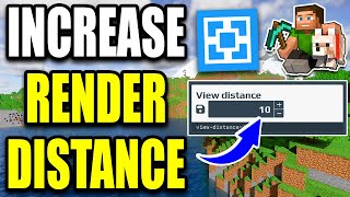 How To Increase Render Distance On Aternos Minecraft Server [upl. by Avilys]