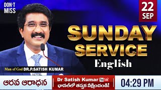 Calvary Temple sundayservice 6  22SEP2024 drsatishkumar  Christian Message Live Today [upl. by Audun]