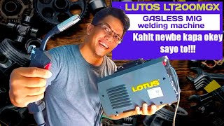 MIG WELDING KAHIT NEWBIE KAYA PALA ITO  LUTOS LT200MGX  juanDilasag [upl. by Aneloaup]