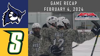 Westfield State University vs Siena College  ACHA Highlights  Feb 4 2024 [upl. by Imim145]