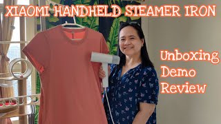 XIAOMI HANDHELD STEAMER IRON HOME STEAM IRON GT306LW UNBOXING DEMO AND REVIEW [upl. by Harbour]