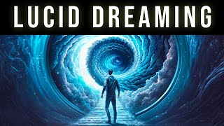 Lucid Dream Induction Black Screen Sleep Music To Enter The Dream Dimension  Lucid Dreaming Music [upl. by Orrocos]