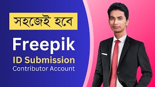 How to solve Freepik contributor account ID submission  online passive income Bangla tutorial [upl. by Erhard50]