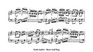 Scott Joplin  Rose Leaf Rag [upl. by Llehsar]