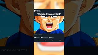 quotVegeta loses controlquot🥶 [upl. by Aztirak]