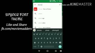 SPYder Title font Theme In Mobile  Spyder  MaheshBabu  Moviemadders [upl. by Shelly]