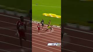 Usain Bolts World Record Sprint 969s of Glory  2008 Olympics shorts [upl. by Vannie]