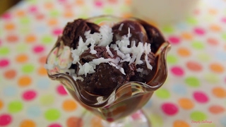 VEGAN Chocolate Ice Cream DAIRY FREE 2 Ingredients ONLY  Simply Bakings [upl. by Maddy]