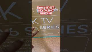 Hisense TV 50 inch 4K Google TV  50A6F3  Hisense TV Price in Bangladesh [upl. by Arvid350]