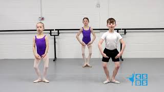 CSBS ballet  Grade 1 practice video [upl. by Kiyohara]