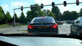 BMW 760Li Powersliding on Public Road  1080p HD [upl. by Gabrielli35]