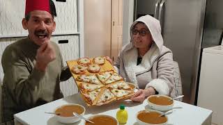 الزعيبيلة وأحلى بيتزا اليوم بالتون وبالدجاج🍕🍕😋😋😍♥️ [upl. by Marja]