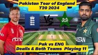 Pakistan vs England 1st T20 2024  Pak vs Eng schedule [upl. by Yxel]