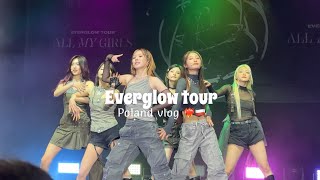 Everglow Tour Poland🇵🇱 °❀⋆ೃ࿔･ Vlog concert ₊‧꒰ა❤︎໒꒱ ‧₊ [upl. by Elbys860]