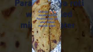 chicken masala tawa roti lachha Paratha with mineral water 💦💦💦 [upl. by Delila]