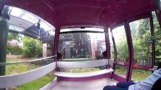 360 degree video Alton Towers Cable Cart Ride [upl. by Neroc]