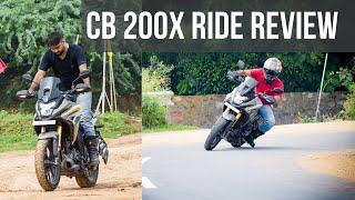 Honda CB200X Ride Review  Highway amp OffRoad Test  Top Speed Test  JS XTREME [upl. by Bertolde]