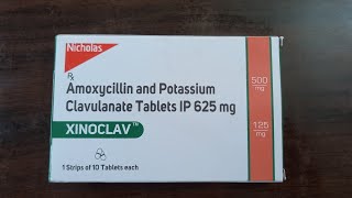 XINOCLAVAmoxicillin and Potassium Clavulanate Tablets IP 625mgUsesWorkDose Full Vedio In Hindi [upl. by Yetti719]