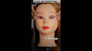 Facial step ll facial kaise karte hai step by step ll shorts ytvideo [upl. by Notlem]