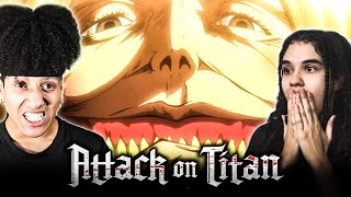 ATTACK ON TITAN 1x1 quotTo You in 2000 Yearsquot REACTION  Couples Reaction [upl. by Tedric542]