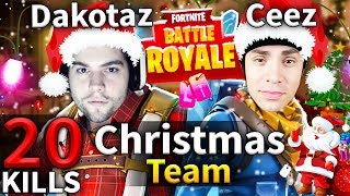 CHRISTMAS TEAM CDNThe3rd amp Dakotaz Best Game 62 Fortnite Battle Royale [upl. by Shira]