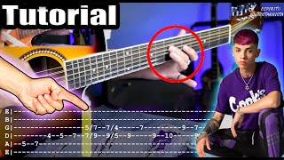 Porte Exuberante  Natanael Cano  Requinto y Acordes  Tutorial  Como tocar en Guitarra [upl. by Berhley]