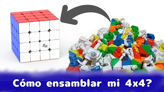 como armar un cubo 4x4 pieza por pieza [upl. by Aisha]