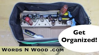 My Simple DIY Toolbag Organizer Show’n’Tell time WnW 77 [upl. by Reinaldo360]