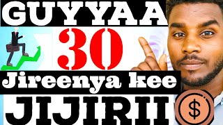 Guyyoota 30 Kessatti Jireenya kee Foyyessi I Oromo Motivational I I Inspire Oromia [upl. by Htenay]