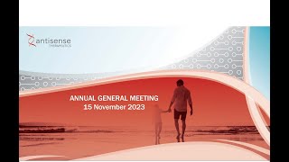 Antisense Annual General Meeting 2023 Presentation [upl. by Pritchett]