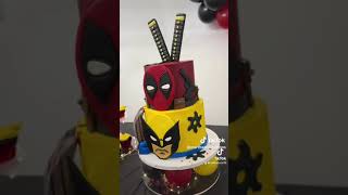 Deadpool cake [upl. by Htebezile]