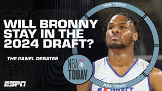 What scouts are saying about Bronny James after the Draft Combine  NBA Today [upl. by Anelaf422]