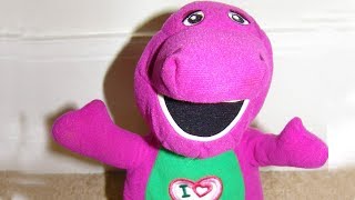 Plush 10quot Barney the Dinosaur Sings quotI Love Youquot [upl. by Riha619]