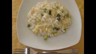 Risotto con Montasio zucchine e patate [upl. by Ambrosi]