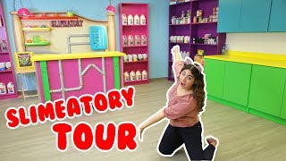 SLIMEATORY TOUR  SLIME ROOM TOUR  Biggest slime room tour  Slimeatory 137 [upl. by Pollard]