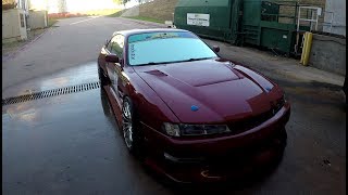 Street Driving my S14 LSD RD4 2017 with Shredder Racing [upl. by Delainey]