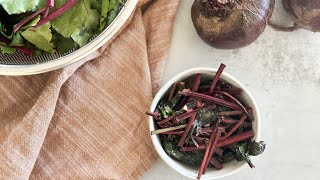 Easy Sauteed Beet Greens Recipe [upl. by Jacklyn474]