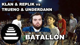 IBAI REACCIONA AL QUINTO ESCALÓN  KLAN amp REPLIK vs TRUENO amp UNDERDANN [upl. by Eetnahc]