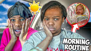 OUR FAMILYS HECTIC MORNING ROUTINE  WE HAD TO RUSH BABY KAMRYN TO THE DOCTOR 🥺😭😨 [upl. by Mack]